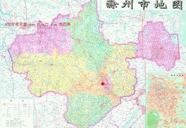 滁州市区最新版地图，揭秘城市脉络