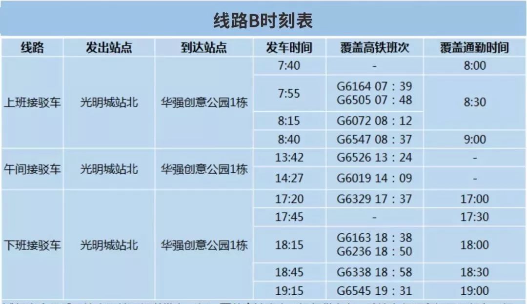 光明城站最新时刻表